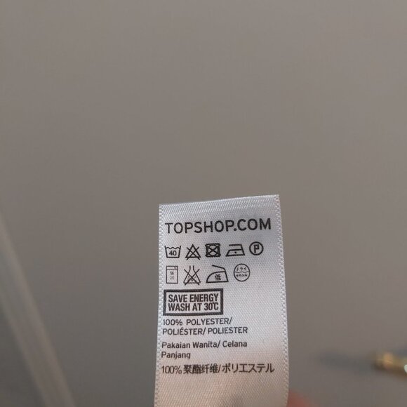 Topshop wide leg pants, size 8 - Picture 5 of 5